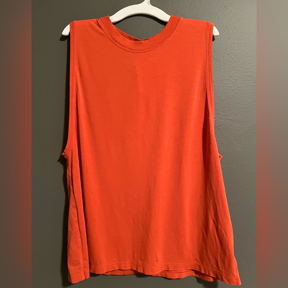 lululemon athletica Orange Tank Top